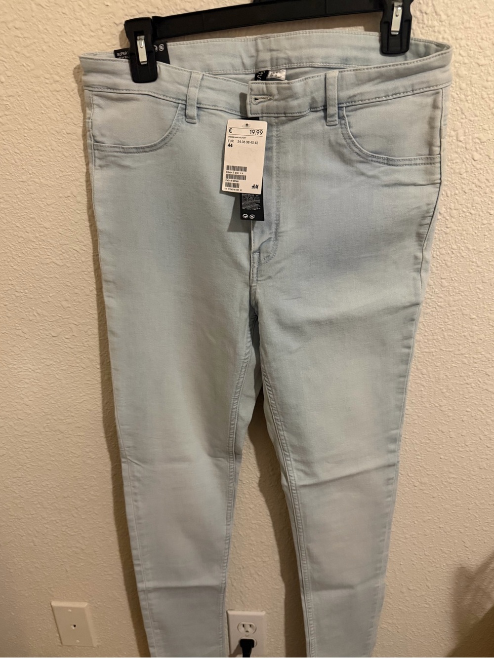 H&M's Divided Women's High Waisted Light Blue Jeans EU 44 or US 12 Large